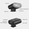 Camera Flash with Universal Hot Shoe Mount, Rechargeable 5600K Brightness Portable Flash Built in Screen, 8 Levels Brightness Adjustment 3.7V Camera Flash for Travel Photography view 3