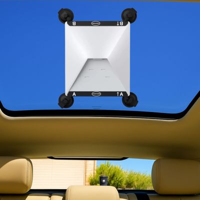 HOMYPOWER Starlink Mini Suction Cup Mount, Accessories for Car, RV, Truck, Boat,Strong Carbon Steel Sunroof and Window Mount Stable Satellite Signal for Travel