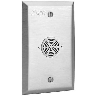 400U-SN 400-SN Series Single Gang Siren Alarm Station, Siren 85 db, 12/24VDC, Stainless Steel
