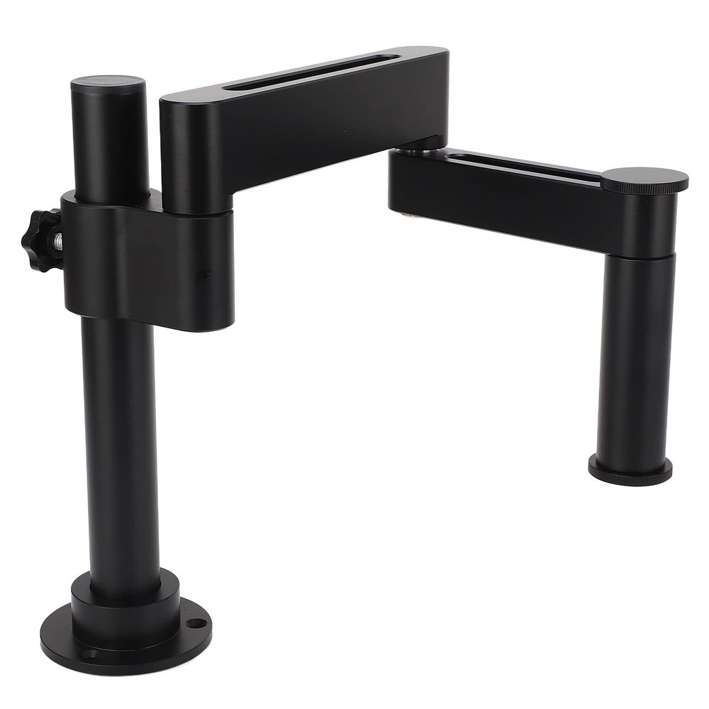 Universal Rotatable Microscope Arm Angle Adjustable Telescopic Microscope Arm Stand Camera Mount Desk Stand