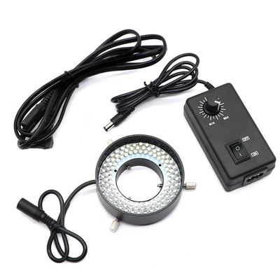 Microscope Microscope Ring Light Industrial Camera Multi-Color LED Ring Light Lamp 41mm Illuminator Machine Vision 108pcs LED Lighting Lamp(White)