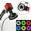 Microscope Microscope Ring Light Industrial Camera Multi-Color LED Ring Light Lamp 41mm Illuminator Machine Vision 108pcs LED Lighting Lamp(White) view 4