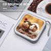 JTREHY 40 Sheets Capacity CD Case Storage Bag,Cute Guinea Pigs Printed Portable Zipper CD DVD Case Holder Large Capacity CD Wallet for Car, Home, Office, Games Disc, Audio Music view 4