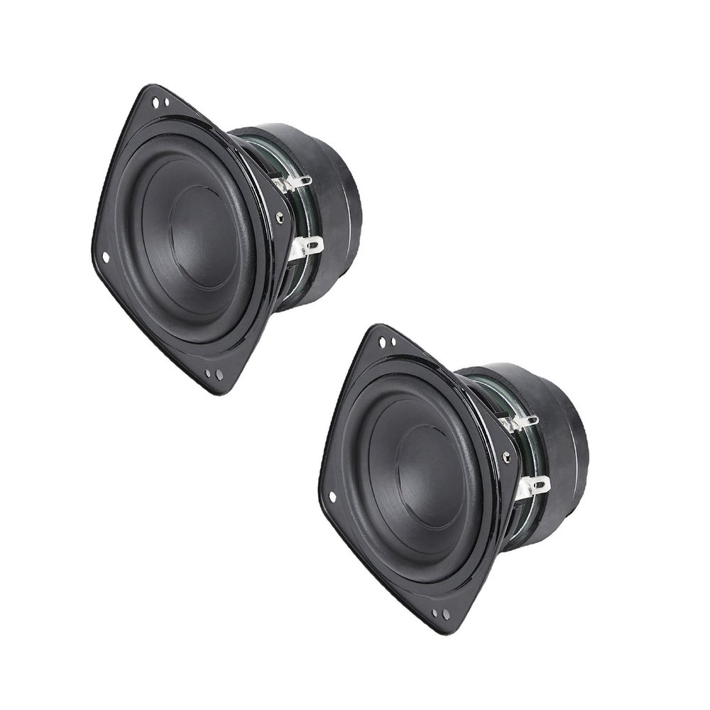 GENYUI 81mm 3inch Multimedias Internal Magnetic 4Ohm 25W Theater Music Loudspeaker