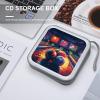 JTREHY 40 Sheets Capacity CD Case Storage Bag,Bowling Balls Printed Portable Zipper CD DVD Case Holder Large Capacity CD Wallet for Car, Home, Office, Games Disc, Audio Music view 4