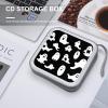 JTREHY 40 Sheets Capacity CD Case Storage Bag,Halloween Goth Printed Portable Zipper CD DVD Case Holder Large Capacity CD Wallet for Car, Home, Office, Games Disc, Audio Music view 4