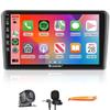 Kunfine Car CarPlay Android Auto Navigation Stereo GPS Radio Reverse Camera Display 9" IPS Touchscreen Headunit Tablet Pad Media Player for Audi A3 2004-2013, if Applicable Quad Core 2G+64G view 1