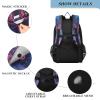 ALAZA School backpacks for girls boys Magic Skull Heads Butterfly Winged Backpack Students Bookbag for school bag Womens Casual Daypack College Bookbag view 3