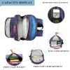 ALAZA School backpacks for girls boys Magic Skull Heads Butterfly Winged Backpack Students Bookbag for school bag Womens Casual Daypack College Bookbag view 4