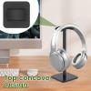 Hnvdkln Headphone Stand Detachable Headset Stand Universal Headphone Holder Space Saving Earphone Stand for Desk for Most Wired and Wireless Headphones (Black) view 4