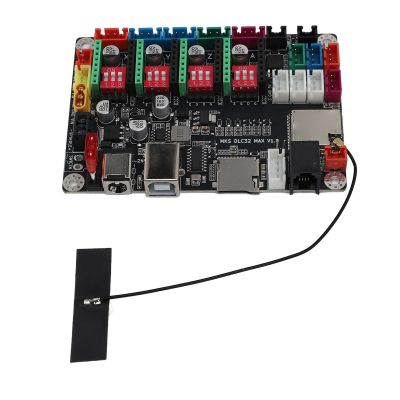 10A CNC 4 Axes Controller Board 32 Bit Engraving Machine Expansion Board Remote Control for Mini CNC Wood Router Machine