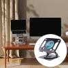 360 Degree Swivels Laptop Stand with Builts in Cooling Fan and Blue Light for Devices Up to 15.9 Inches view 4