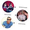 Homoyoyo Glasses Shot Shot Set 20pcs Plastic Red Glasses for Cinema Video Games Boys and Girls and Adults Safe Use view 2