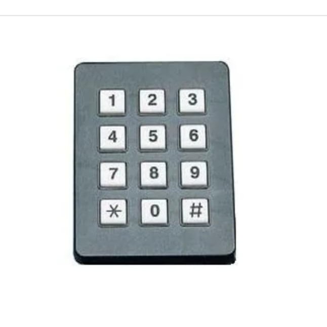 96AB2-152-F, Input Devices Keypad 3x4 Matrix White Legend/Black