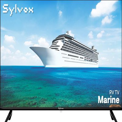 SYLVOX 40-Inch 12V/AC Marine TV, Anti-Corrosion Smart HDTV with Built-in Google TV, 9-32V Surge Protection, WiFi & Bluetooth, HDMI/USB Ports, Perfect for Boats, Yachts, RVs