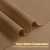 FINDUFA 5yard Acoustic Mesh Fabric, Transparent Acoustic Grill Cloth, Breathable for Replacement Speaker Grill Cloth Furniture Upholstery DIY Projects Renovation Speaker Cabinets Brown (180" x 54") view 4