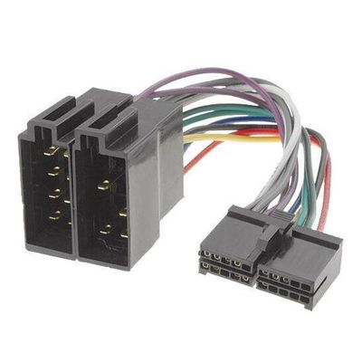Car Radio ISO Adapter 20pin Cable Universal Type Connector for Goodmans Ministry Sendai Soundmax Etc
