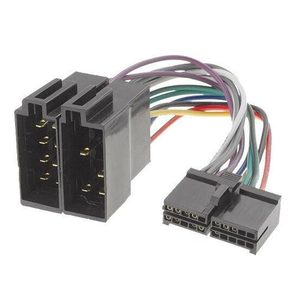Car Radio ISO Adapter 20pin Cable Universal Type Connector for Goodmans Ministry Sendai Soundmax Etc