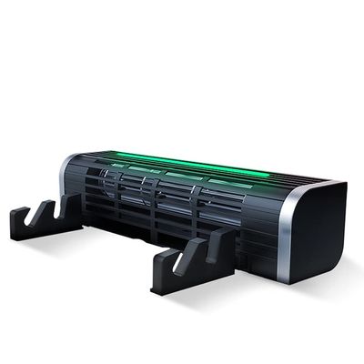 AFPSDLFJDLS Laptop Cooler Gaming Notebook Cooler Laptop Cooling Pad Stand RGB LED Adjustable Silent 2600RPM Cable Tablet Desk Fan