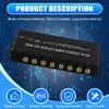 AROVHAR DC12V Car Auto 1 to 8 Output Video Signal Spliter Amplifier for DVD/LCD/TV Video Spliter MX1322 view 2