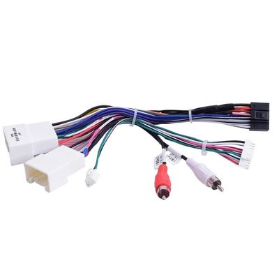 Car 16pin Radio Wiring Harness Canbus Box for Mitsubishi Outlander Pajero (2006-2013) Stereo Wire Aftermarket Android Adapter(Cables)