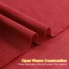 FINDUFA 3yard Acoustic Mesh Fabric, Transparent Acoustic Grill Cloth, Breathable for Replacement Speaker Grill Cloth Furniture Upholstery DIY Projects Renovation Speaker Cabinets Red (108" x 54") view 4