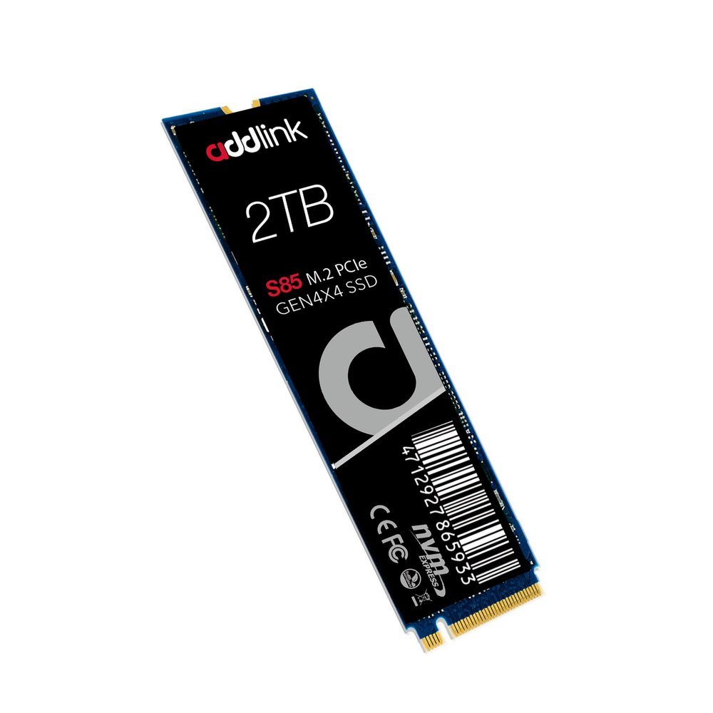 Addlink S85 2TB M.2 PCIe NVMe Gen4 Memory Expansion SSD, Speed Up to 6000 MB/s, Internal Solid State Drive with HMB Technology for Laptop, Gaming and Creators