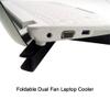 AFPSDLFJDLS Laptop Cooler Pad Stand Base Cooling Foldable Fan Portable Convenient Notebook Cooler Notebook Computer Accessories view 2