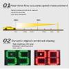 Cokvbato Solar 2 Digital Radar Led Speed Limit Sign, Outdoor Vehicle Speed Display Radar Car Detector Solar Led Radar Speed Road Warning Sign(20"x27") view 4