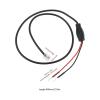 Micro Traders 1pc RJ11 Rearview Mirror Plug Cord Radar Detector Power Cable 60cm Compatible with Escort Compatible with Valentine One Compatible with Uniden RJ11 Radar Detector(Small Pin) view 4