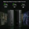 Minthouz DisplayLink Docking Station, 2 PD Triple Display 4K@60Hz for 3 Monitors, Thunderbolt 4/3 100W Charging & 160W Power, 3HDMI, 6 USB with Gigabit LAN, USB C for M1 M2 M3 M4 Mac/Windows/Chrome view 4