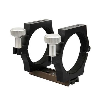 Adjustable Hoop 97mm to 105mm Alloy Bracket with 120mm Dovetail Mounting Plate for Astronomical Monocular Telescope