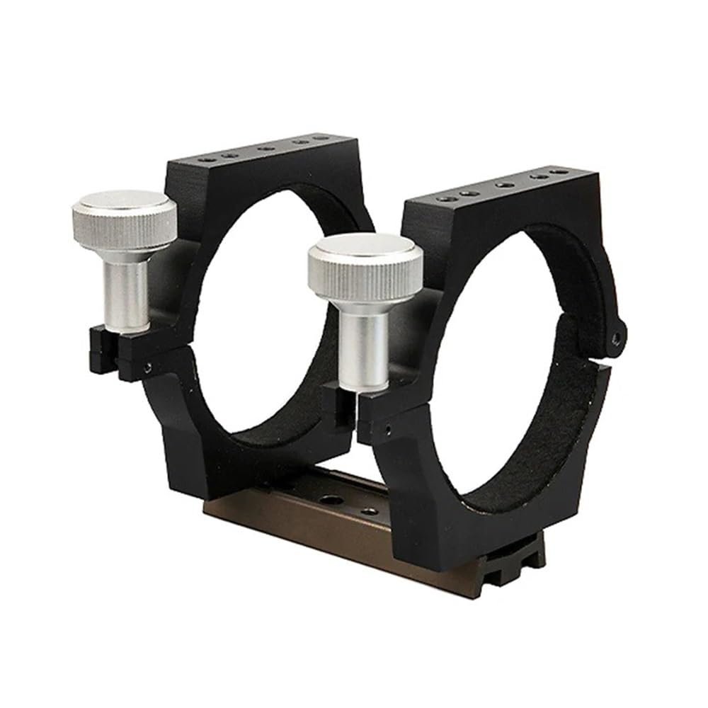 Adjustable Hoop 97mm to 105mm Alloy Bracket with 120mm Dovetail Mounting Plate for Astronomical Monocular Telescope