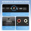 jiingekk Digital Sound SPDIF To 3.5mm Converters For Laptops Coaxial Spdif Adapter 3.5mm Output For Superior Sound view 3