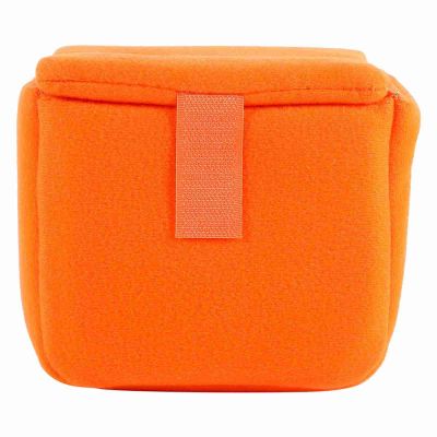 Beufee DLSR Camera Bag, Insert Pad Shockproof Insert Protection Camera Case Bag Organizer Accessory for Photographing Padded Camera Pouch Camera Insert Bag (Orange)