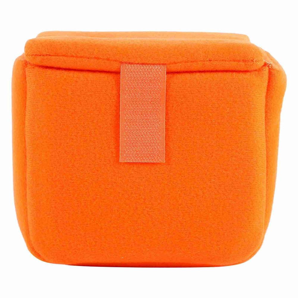 Beufee DLSR Camera Bag, Insert Pad Shockproof Insert Protection Camera Case Bag Organizer Accessory for Photographing Padded Camera Pouch Camera Insert Bag (Orange)