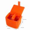 Beufee DLSR Camera Bag, Insert Pad Shockproof Insert Protection Camera Case Bag Organizer Accessory for Photographing Padded Camera Pouch Camera Insert Bag (Orange) view 4