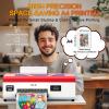 PLK A4 DTF Printer Upgrade L805, Easy-Maintenance,White Ink Circulation,Direct to Film Transfer for Custom T-Shirt/Textile Printing,Semi-Auto Cleaning (Printer+Oven) view 2