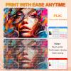 PLK A4 DTF Printer Upgrade L805, Easy-Maintenance,White Ink Circulation,Direct to Film Transfer for Custom T-Shirt/Textile Printing,Semi-Auto Cleaning (Printer+Oven) view 3