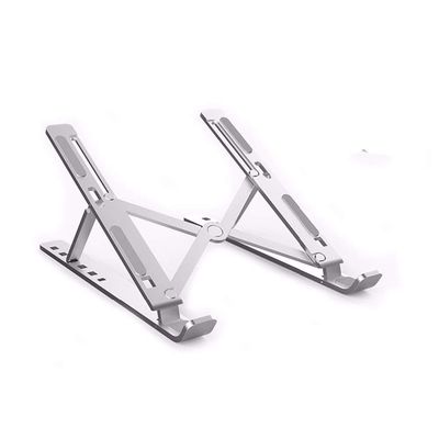 AFPSDLFJDLS Laptop Stand Portable 6 Heights Adjustable Aluminum Desktop Ventilated Cooling Holder Folding