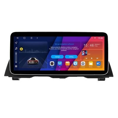 Kunfine Octa Core 4G+64G Car CarPlay Android Auto 12.3" QLED Display Navigation Stereo Touchscreen Headunit GPS Radio Pad Tablet Reverse Camera Media Player for BMW 5MNBT 2011-2017