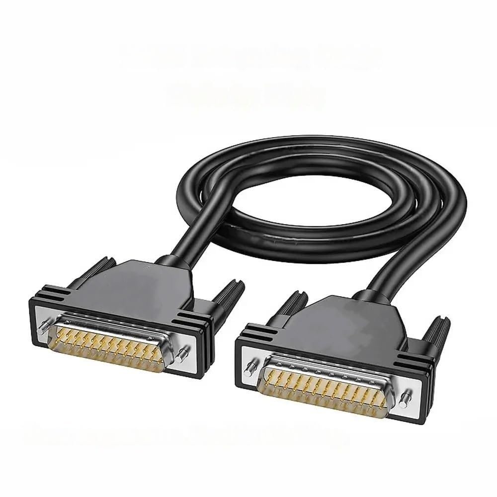 BOXUWFO HONGP Pure Copper DB25 Extension Cable Male to Male to Female 25-pin Cable Parallel Port Cable Serial Computer Printer Data Cable(1.5m,Male to Male)