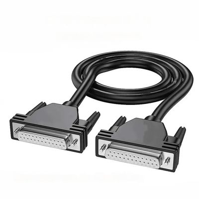BOXUWFO HONGP Pure Copper DB25 Extension Cable Male to Male to Female 25-pin Cable Parallel Port Cable Serial Computer Printer Data Cable(1.5m,Female to Female)