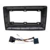 QIDALASER 9 Inch Car Stereo Panel Fascia Adapter with CANBUS Box Android Dash Fitting Panel Kit for Ford Mondeo C-MAX S-MAX Focus II Fusion (Frame Cable Canbus) view 1