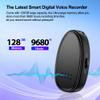 128GB(9680 Hours) Digital Voice Recorder with Triple Noise Reduction, MDalong 3072kbps HD Audio Recorder with Outside Speaker, MP3 Recording Device for Work, Lectures, Black view 2