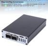 10G Ethernet Adapter, USB SFP Fiber Port, Aluminum Alloy, High Speed Data, Plug and Play, for Network Connection (Dual Port) view 3