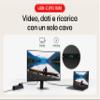 LG 27U421A-B 27 Inch Desktop PC Screen  IPS Panel FHD Resolution (1920 x 1080), 5ms 100Hz, HDR 10, sRGB 99% (CIE1931), Tiltable, HDMI 2.0, USB-C (15W) view 4