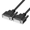 BOXUWFO HONGP DB15 Data Cable DB15 Male to Female 15-pin Connector 2 Rows of 15-Pin Serial Port Parallel Cable(1m,DB15F-DB15F) view 1