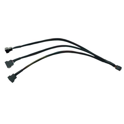 BOXUWFO HONGP Mainboard CPU 4 PIN Fan Extention Cables PWM 4P Adapter Cable Computer Case Mainboard 4 PIN Power Cables Connectors Fan Splitter(1 to 3)