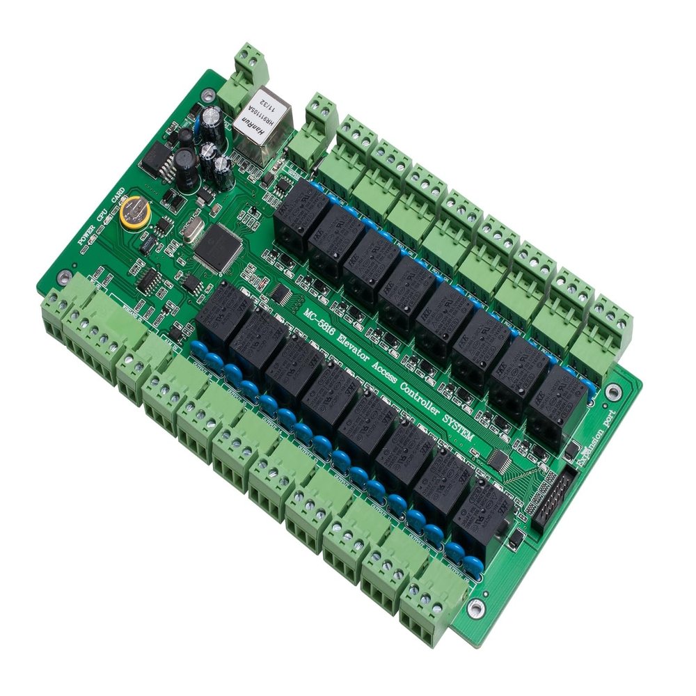 16 Floors Elevator Access Control Board,TK-5816A TCP/IP Lift Access Control Board